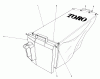 Toro 20758 - Lawnmower, 1981 (1000001-1999999) Ricambi GRASS BAG ASSEMBLY