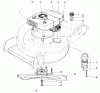 Toro 20758 - Lawnmower, 1983 (3000001-3999999) Ricambi ENGINE ASSEMBLY