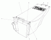 Toro 20758 - Lawnmower, 1983 (3000001-3999999) Ricambi GRASS BAG ASSEMBLY