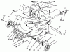 Toro 20761B - Lawnmower, 1993 (39000001-39999999) Ricambi HOUSING ASSEMBLY