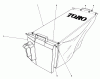 Toro 20762 - Lawnmower, 1981 (1000001-1999999) Ricambi GRASS BAG ASSEMBLY