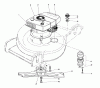 Toro 20762 - Lawnmower, 1983 (3000001-3999999) Ricambi ENGINE ASSEMBLY