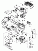 Toro 20762 - Lawnmower, 1983 (3000001-3999999) Ricambi ENGINE TECUMSEH MODEL NO. TNT 100-10077E