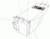 Toro 20762 - Lawnmower, 1983 (3000001-3999999) Ricambi GRASS BAG ASSEMBLY NO. 11-4949