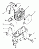 Toro 20762 - Lawnmower, 1983 (3000001-3999999) Ricambi REWIND STARTER NO. 590531