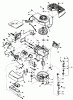 Toro 20762 - Lawnmower, 1984 (4000001-4999999) Ricambi ENGINE TECUMSEH MODEL NO. TNT 100-10077E