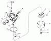 Toro 20771 - Lawnmower, 1983 (3000001-3999999) Ricambi CARBURETOR ASSEMBLY NO. 632050A