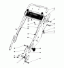 Toro 20775 - Lawnmower, 1980 (0000001-0999999) Ricambi HANDLE ASSEMBLY (USED ON UNITS WITH SERIAL NO. 0000001 THRU 0007000)