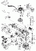 Toro 20782C - Lawnmower, 1985 (5000001-5999999) Ricambi ENGINE TECUMSEH MODEL NO. TVS 90-43327D