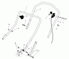 Toro 20782C - Lawnmower, 1986 (6000001-6999999) Ricambi HANDLE ASSEMBLY