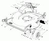 Toro 20782C - Lawnmower, 1986 (6000001-6999999) Ricambi HOUSING ASSEMBLY