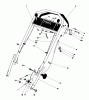 Toro 20785 - Lawnmower, 1980 (0000001-0999999) Ricambi HANDLE ASSEMBLY (USED ON UNITS WITH SERIAL NO. 0003991 & UP)