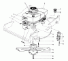 Toro 20790 - Lawnmower, 1981 (1000001-1999999) Ricambi ENGINE ASSEMBLY