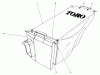 Toro 20798 - Lawnmower, 1980 (0000001-0999999) Ricambi GRASS BAG ASSEMBLY