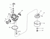 Toro 20810 - Lawnmower, 1980 (0000001-0999999) Ricambi CARBURETOR NO. 632050