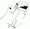 Toro 20810 - Lawnmower, 1983 (3000001-3999999) Ricambi HANDLE ASSEMBLY