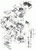 Toro 20810C - Lawnmower, 1985 (5000001-5999999) Ricambi ENGINE TECUMSEH MODEL NO. TNT 100-10077E
