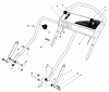 Toro 20810C - Lawnmower, 1985 (5000001-5999999) Ricambi HANDLE ASSEMBLY