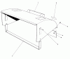Toro 20815 - Lawnmower, 1981 (1000001-1999999) Ricambi DEFLECTOR ASSEMBLY MODEL NO. 59142 (OPTIONAL)