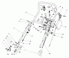 Toro 20815 - Lawnmower, 1981 (1000001-1999999) Ricambi HANDLE ASSEMBLY