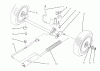 Toro 21010BC - Lawnmower, 1995 (5900001-5999999) Ricambi REAR AXLE ASSEMBLY