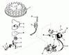 Toro 21103 - Whirlwind Lawnmower, 1969 (9000001-9999999) Ricambi MAGNETO NO. 610772