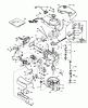 Toro 21738 - Whirlwind Lawnmower, 1982 (2000001-2999999) Ricambi ENGINE TECUMSEH MODEL NO. TNT 100-10056D