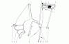 Toro 21900 - Whirlwind Lawnmower, 1973 (3000001-3999999) Ricambi HANDLE ASSEMBLY