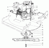 Toro 22020 - Lawnmower, 1984 (4000001-4999999) Ricambi ENGINE ASSEMBLY (MODEL 22015)
