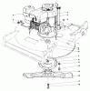Toro 22020 - Lawnmower, 1984 (4000001-4999999) Ricambi ENGINE ASSEMBLY (MODEL 22020)