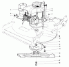Toro 22020 - Lawnmower, 1985 (5000001-5999999) Ricambi ENGINE ASSEMBLY (MODEL 22020)