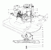 Toro 22015 - Lawnmower, 1986 (6000001-6999999) Ricambi ENGINE ASSEMBLY (MODEL 22015)