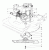 Toro 22015 - Lawnmower, 1986 (6000001-6999999) Ricambi ENGINE ASSEMBLY (MODEL 22020)
