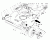 Toro 22015 - Lawnmower, 1986 (6000001-6999999) Ricambi HOUSING ASSEMBLY (MODEL 22020)