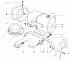 Toro 22025 - Lawnmower, 1984 (4000001-4999999) Ricambi GAS TANK ASSEMBLY