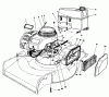 Toro 22025 - Lawnmower, 1988 (8000001-8999999) Ricambi ENGINE ASSEMBLY