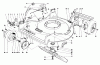 Toro 22025 - Lawnmower, 1990 (0000001-0999999) Ricambi HOUSING & WHEEL ASSEMBLY