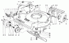 Toro 22025 - Lawnmower, 1991 (1000001-1999999) Ricambi HOUSING & WHEEL ASSEMBLY