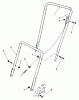 Toro 22025C - Lawnmower, 1987 (7000001-7999999) Ricambi HANDLE ASSEMBLY