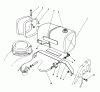 Toro 22025C - Lawnmower, 1989 (9000001-9999999) Ricambi GAS TANK ASSEMBLY