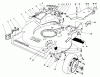 Toro 22035 - Lawnmower, 1985 (5000001-5999999) Ricambi HOUSING ASSEMBLY (MODEL 22035)