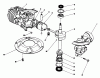 Toro 22035 - Lawnmower, 1991 (1000001-1999999) Ricambi CRANKSHAFT ASSEMBLY (MODEL NO. 47PL0-3)