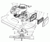 Toro 22035 - Lawnmower, 1991 (1000001-1999999) Ricambi ENGINE ASSEMBLY (MODEL 22035)