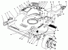 Toro 22035 - Lawnmower, 1989 (9000001-9006453) Ricambi HOUSING ASSEMBLY (MODEL 22035)
