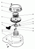 Toro 22035C - Lawnmower, 1987 (7000001-7999999) Ricambi RECOIL ASSEMBLY (MODEL NO. 47PG6)
