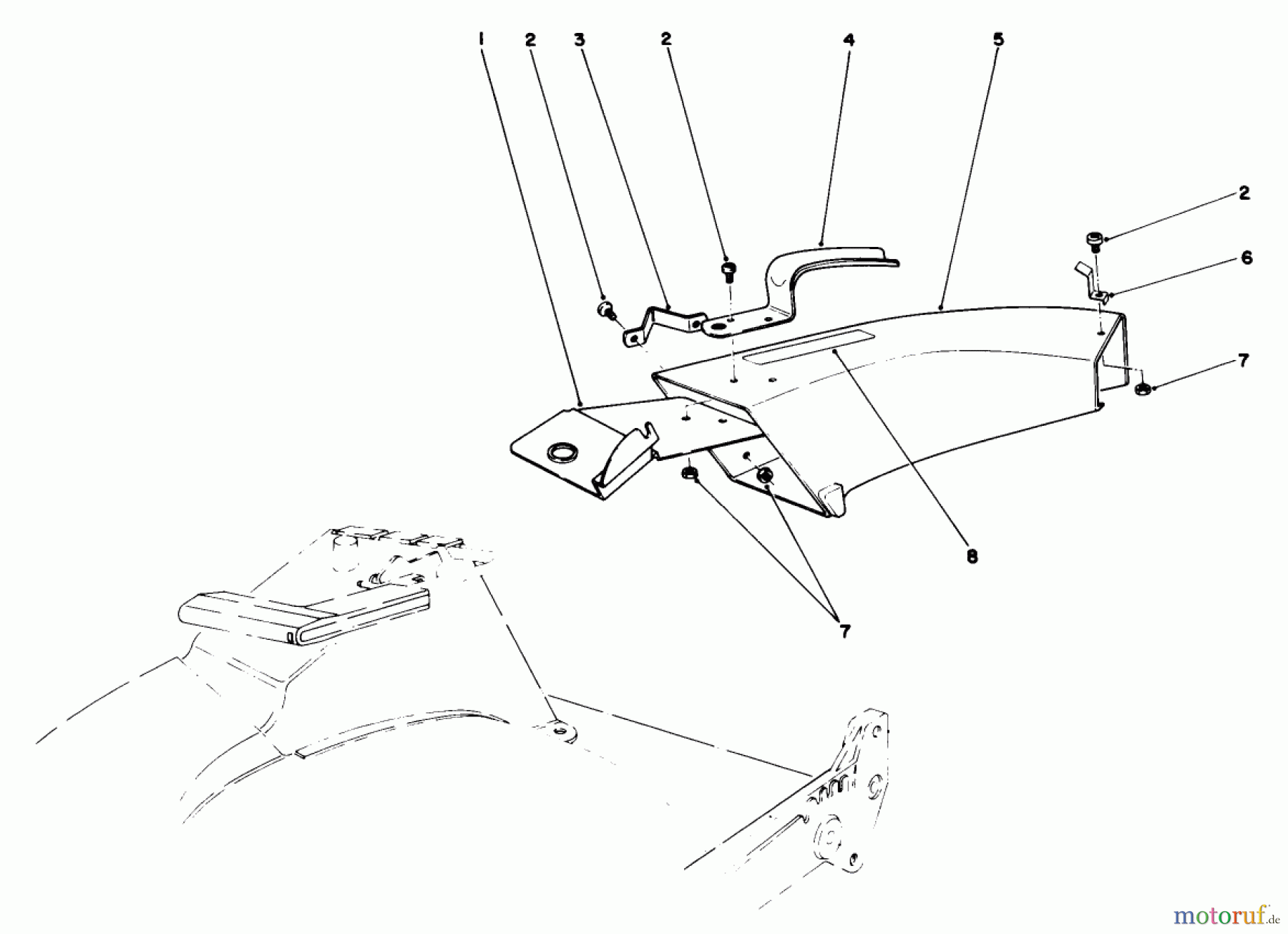  Toro Neu Mowers, Walk-Behind Seite 2 22035C - Toro Lawnmower, 1987 (7000001-7999999) SIDE DISCHARGE CHUTE MODEL NO. 59108 (OPTIONAL)