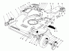 Toro 22036 - Lawnmower, 1991 (1000001-1999999) Ricambi HOUSING ASSEMBLY