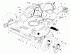 Toro 22037B - Proline 21" Recycler Mower, 1994 (49000001-49999999) Ricambi HOUSING ASSEMBLY