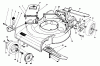 Toro 22580 - Lawnmower, 1991 (1000001-1999999) Ricambi HOUSING ASSEMBLY