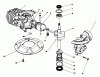 Toro 22685 - Lawnmower, 1991 (1000001-1999999) Ricambi CRANKSHAFT ASSEMBLY (MODEL NO. 47PL0-3)